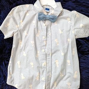 Old Navy Bunny Button Up